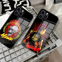 {จี้ดิจิตัล} Cobra Kai Hawk เคสโทรศัพท์กระจกนิรภัยสำหรับ IPhone 14 13 11 12 Pro 8 7 Plus X 13 Pro MAX XR XS MINI SE 2020Screen Protectors