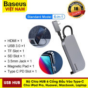 Bộ chia HUB Baseus 6 cổng Type