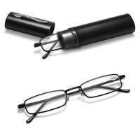 iboode 1.0 1.5 2.0 2.5 Reading Glasses With Pen Tube Case Men Women Ultralight Portable Computer HD Presbyopic Eyeglasses New