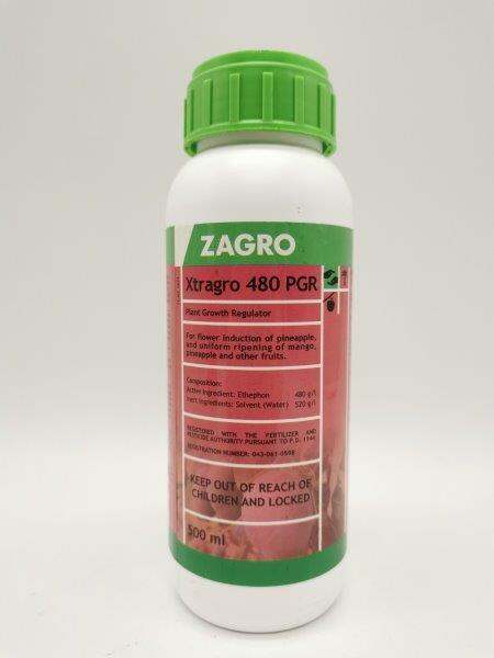 ZARGO XTRAGRO ETHEPHON 480 PGR PLANT GROWTH REGULATOR 500 ML Same as ...