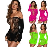 ZZOOI crochet Fishnet Bodystocking white Lingerie Babydoll Underwear Chemises plus size cosplay Teddies Bodysuits sexy dress for sex