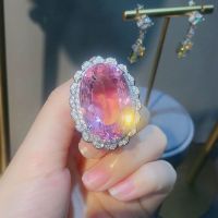 [COD] and 12-carat Morganite Glitter Pendant