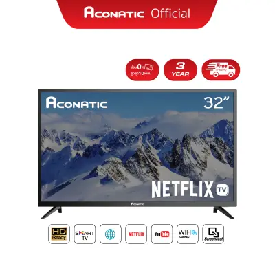 Aconatic LED Netflix TV Smart TV HD (Netflix v5.3) สมาร์ททีวี ขนาด 32 นิ้ว รุ่น 32HS400AN (รับประกัน 3 ปี)