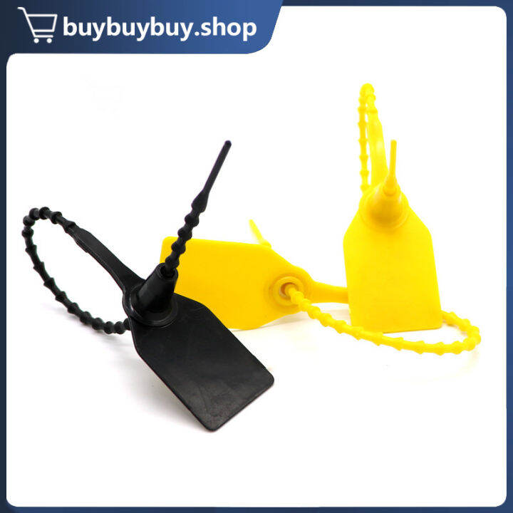 100Pcs Plastic Fire Extinguisher Lock Tamper Seal Pull Tags Security