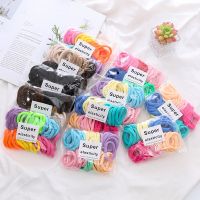 【CW】 25/50CS New Color Cotton Elastic Hair Tie 5CM Rubber Band for Men Thin Hairbands Ponytail Holder Accessories