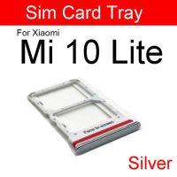 อะไหล่เปลี่ยนซิมช่องเสียบบัตรที่ใส่ถาดสำหรับ Xiaomi Mi 10 Mi10 Pro Mi 10T Lite Mi 10อัลตร้า Mi Note 10 Pro อะแดปเตอร์ถาดใส่ซิม