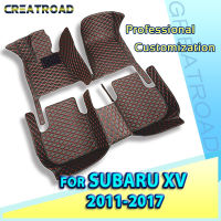 Car Floor Mats For SUBARU XV 2011 2012 2013 2014 2015 2016 2017 Custom Auto Foot Pads Automobile Carpet Cover Interior Accessories