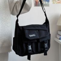 Collage Student School Bags For Women and Men Multipockets Nylon Crossbody Bags Women New Summer Messenger Bag Book Bag Bolso