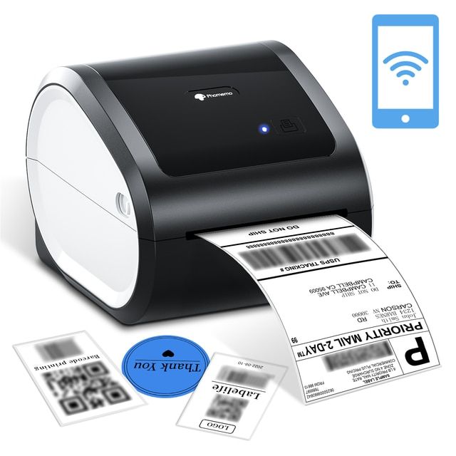 sælger Samtykke Så hurtigt som en flash D520 BT Label Printer- Shipping Thermal Printer Desktop Printer For  Barcode, Address Labels,Postage,Connected With Phones & PC jila | Lazada  Singapore