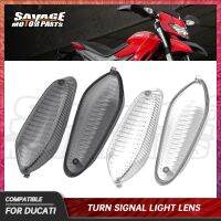 ■♣ฝาครอบเลนส์สีอ่อนสัญญาณไฟเลี้ยวรถจักรยานยนต์สำหรับ DUCATI Hypermotard Hypestrada 821 659มอนสเตอร์797 1200 Panigale 899ไฟแจ้งเตือน