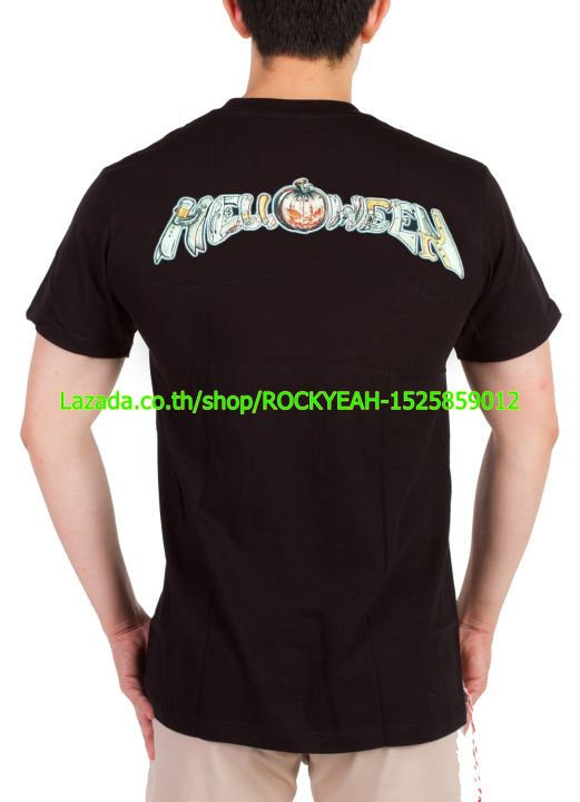 เสื้อวง-helloween-เสื้อเท่ห์-แฟชั่น-เฮลโลวีน-ไซส์ยุโรป-rdm967