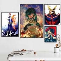manga bokunohero  cartoon 24x36 Decorative Canvas Posters Room Bar Cafe Decor Gift Print Art Wall Paintings Drawing Painting Supplies