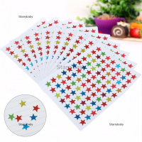 Starrybaby 880pcs Star Shape Sticker ป้ายสำหรับโรงเรียนเด็กครูรางวัล DIY CRAFT