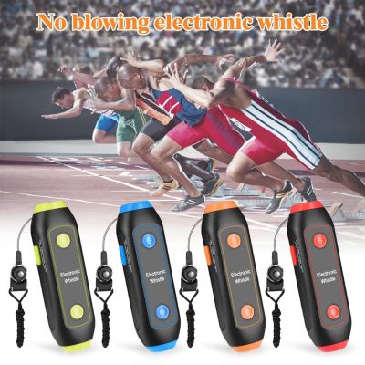 Mayitr 1pcs ABS Sports Electronic Whistle Portable Emergency Flashlights With Light Flashlight Emergency Whistle Survival kits