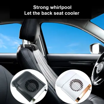 Leather Car Seat Fresh Summer Cooling Chair Cover Cushion Air Fan  Ventilation