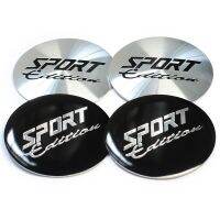 Style car (4PCS) 56MM Metal Aluminum SPORT Edition Logo For Car Wheel Rim Hub Cap