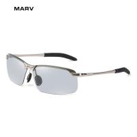 MARV Polarized Semi-Rimlessแว่นตากันแดดขี่แว่นตาChameleonเปลี่ยนสีแว่นตา