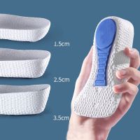 1 Pair Shoe Insoles Breathable Half Insole Heighten Heel Insert Sport Shoes Pad Cushion Unisex 1.5 3.5cm Height Increase Insoles