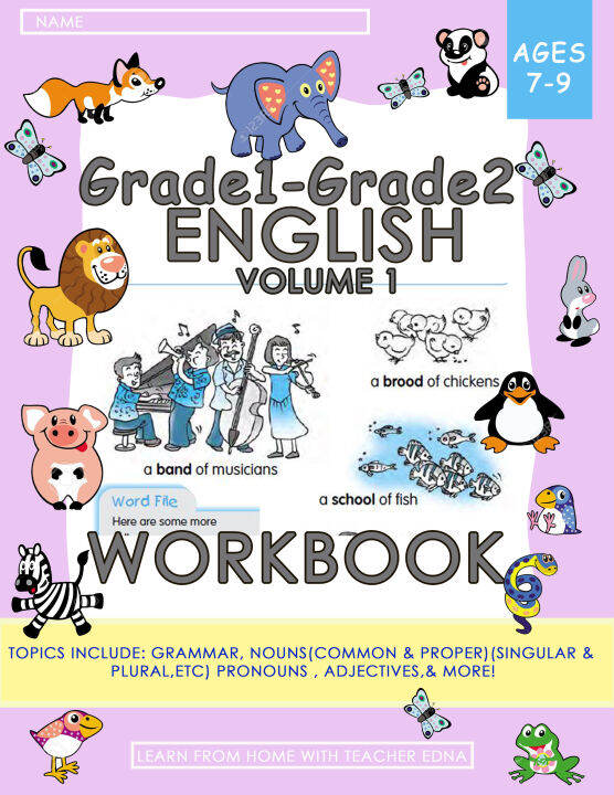 Grade1 - Grade2 ENGLISH WORKBOOK volume 1 | Lazada PH