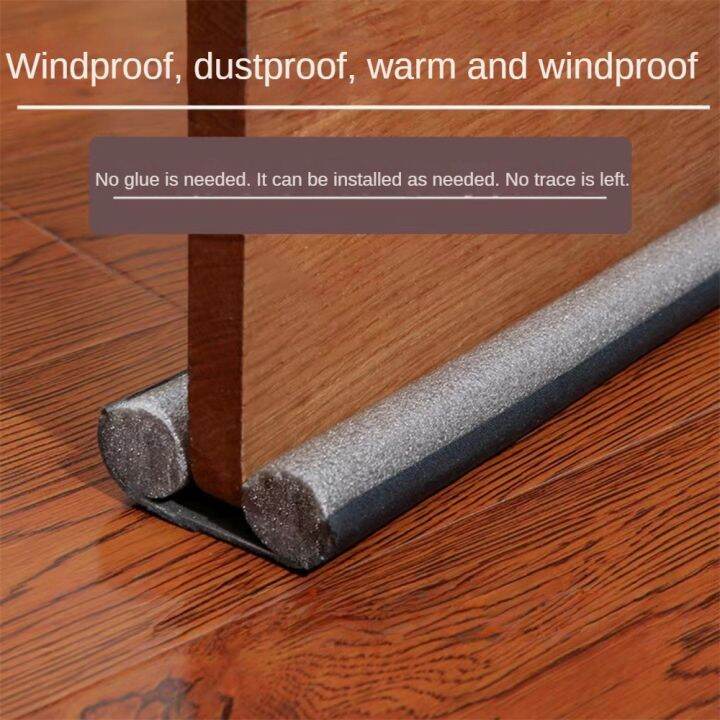 【Fast Delivery】2PCS Door Seam Door Weather Strip Self Adhesive Rubber Seal Foam Tape Window