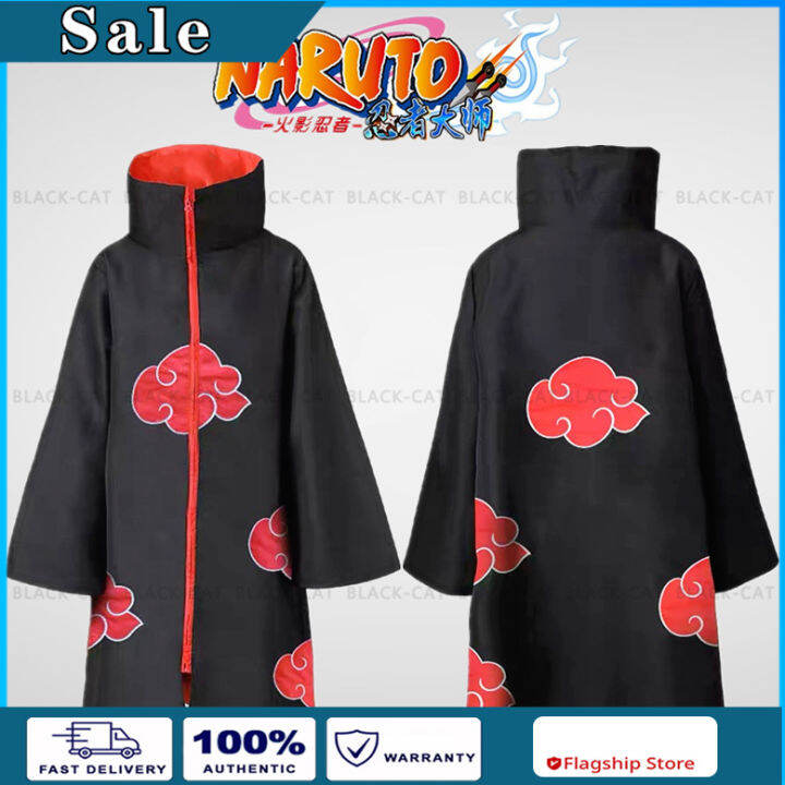 Naruto Costume Akatsuki Cloak Cosplay Sasuke Uchiha Cape Cosplay Itachi