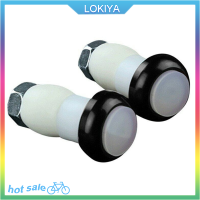 LOKIYA หลอดไฟ LED สีแดง Ma สำหรับแฮนด์จักรยานที่เปิดใช้สัญญาณเลี้ยวสำหรับจักรยาน1คู่