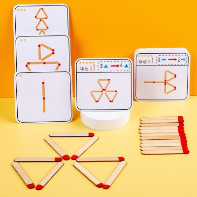 Childrens Gift Thinking Match Puzzle Mobile Match Table Game Early Education Enlightenment Cognition Wooden Montessori Toys