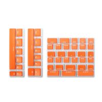 ปุ่มกด PBT แท่งพุดดิ้งแบบยิงคู่สำหรับ6.5u 6u K95 Corsair STRAFE K65ปุ่มกดคีย์บอร์ดเครื่องกล K70