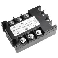 สี DC-AC 40DA AC 3 Phase Solid State Relay 3-32VDC To 30-480VAC SSR-3