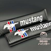 2อัน HISO-CAR นวมหุ้มสายคาดเข็มขัดหนังเคปล่าMUSTANG นวมหุ้มสายเข็มขัด หุ้มสายเข็มขัดนิรภัย SeatBelt Cover หุ้มสายเข็มขัดนิรภัยรถยนต์ ที่หุ้มเข็มขัดนิรภัย ที่หุ้มสายรัดเข็มขัดนิรภัย ที่หุ้มเบลท์ นวมหุ้มสายเข็มขัดนิรภัย