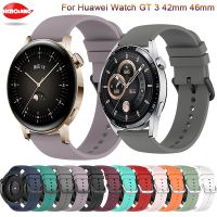 【CW】 Silicone Band For Huawei Watch GT3 46mm 42mm strap GT2 Wristband Bracelet Amazfit GTR 3 pro smartwatch correa