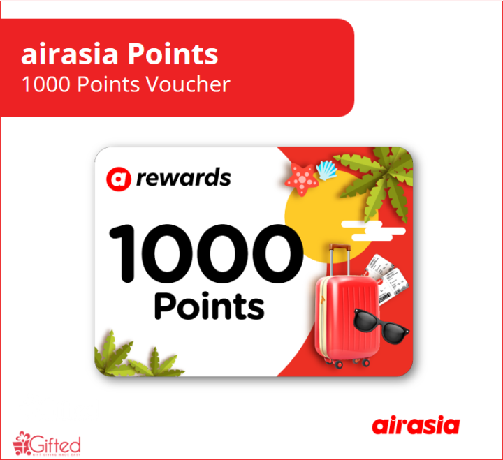 airasia Points 1000 Points Voucher Lazada PH
