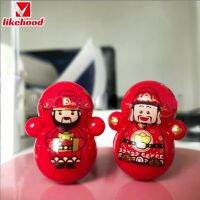 [Likelyhood] 1ชิ้นการ์ตูนของเล่น Wobbler เทพเจ้าแห่งความมั่งคั่งสีสันสดใสความเครียดบรรเทาความเครียดของของประดับโต๊ะทำงานของขวัญวันเกิดของตกแต่งบ้านของขวัญวันเกิด