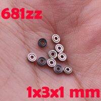 【CW】 Hot 10pcs 681ZZ Miniature Bearings Metal 1x3x1mm