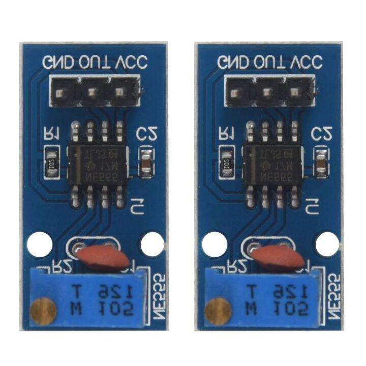 2PCS NE555 frequency adjustable pulse generator module Lazada.co.th