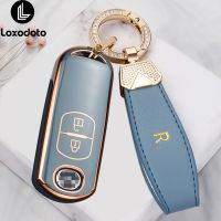 ▤∏ TPU Key Fob Holder Car Key Case Cover for Mazda 6 3 2 Cx5 Cx 5 Demio Sch5 Cx-3 X5 CX-8 CX-4 CX-7 Mx5 CX-9 Accessories Keychain