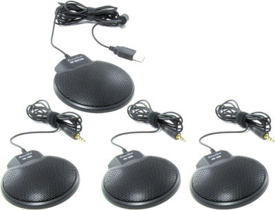 SoundTech Sound Tech TableTop Conference Microphone Kit ,4 Microphones daisy chain, CM-1000USB CM-1000