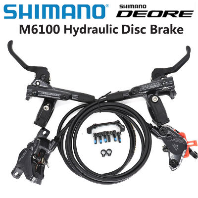 SHIMANO DEORE M6100 2ลูกสูบ M6120 4ลูกสูบเบรก MTB จักรยานเสือภูเขาไฮดรอลิดิสก์เบรก MTB BR BL-M6100 DEORE เบรก