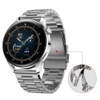 22mm20mm Titanium alloy strap For Samsung Galaxy watch 3 Gear S3 Huawei watch GT2 Stainless steel bracelet band for Amazfit GTR