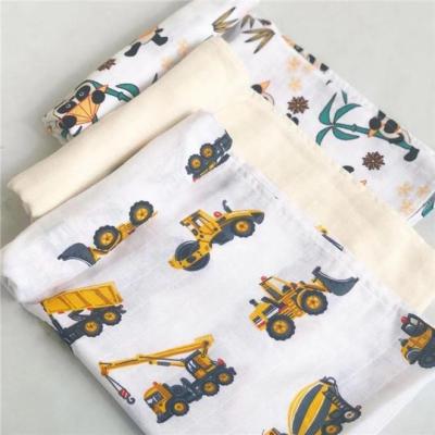 120cmx110cm Cotton Baby Swaddles Blanket Swaddle Newborn Organic Cotton Bamboo Baby Blanket Muslin Diaper