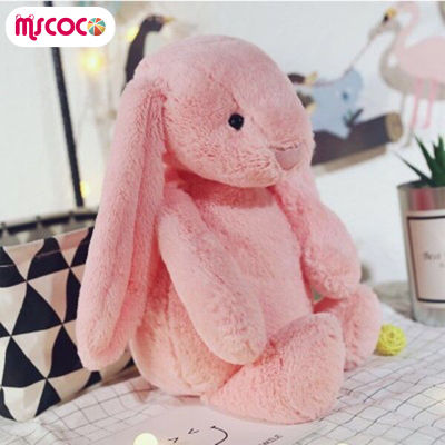MSCOCO ตุ๊กตากระต่ายหูยาวการ์ตูนน่ารักคุณภาพสูงตุ๊กตาผ้ากำมะหยี่สำหรับ Relief วิตกกังวลและความเครียด