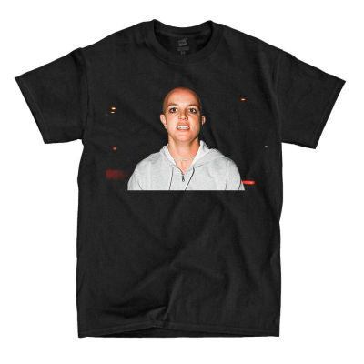 Britney Spears Shaved Head - Black Shirt - Ships Fast High Quality Active 2019 Unisex Tee XS-4XL-5XL-6XL