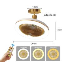 E27 Ceiling Fan Bulb With Led Light And 3 Colors Remote Control Chandelier Ceiling Wall Fan Lamp Adjustable For Room Home Decor Exhaust Fans