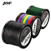 JOF 8 Strand Fishing Line 300M 500M 1000M Japan PE Braided Multifilament Cord 20-100LB Carp Fishing Pesca Fly PE Wire Peche Sea Fishing Lines