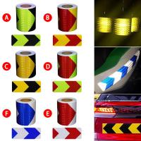 SALE 5cm*300cm Car Arrow Reflective Tape Decoration Stickers Car Warning Safety Reflection Tape Film Auto Reflector Sticker CSV Car Door Protection