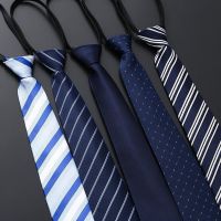 Neckties for Men Assorted Zipper Ties for Men Silky Zip Up Ties Mens Pretied Ties