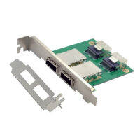 พอร์ตคู่มินิ SAS ภายใน SFF-8087ภายนอก HD SFF-8088แผงด้านหน้า PCI SAS การ์ด PCBA หญิงอะแดปเตอร์การ์ดอะแดปเตอร์ภายนอก