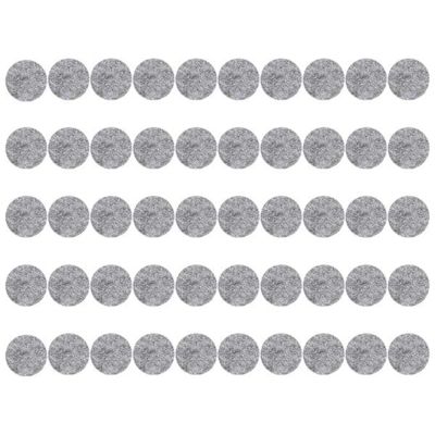 100Pcs Round Shaped Table Chair Adhesive Rubber Pad