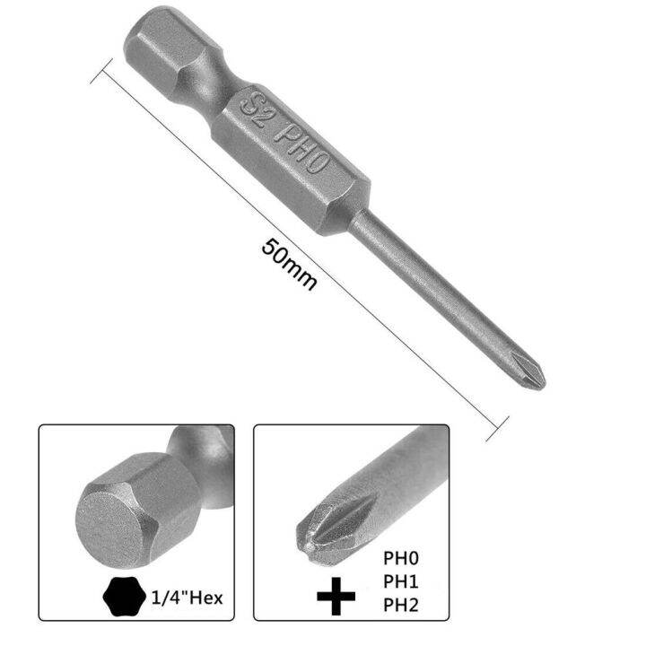 5pcs-ph0-ph1-ph2-50mm-strong-magnetic-batch-head-cross-high-hardness-hand-drill-bits-screw-electric-screwdriver-set-impact-screw-nut-drivers