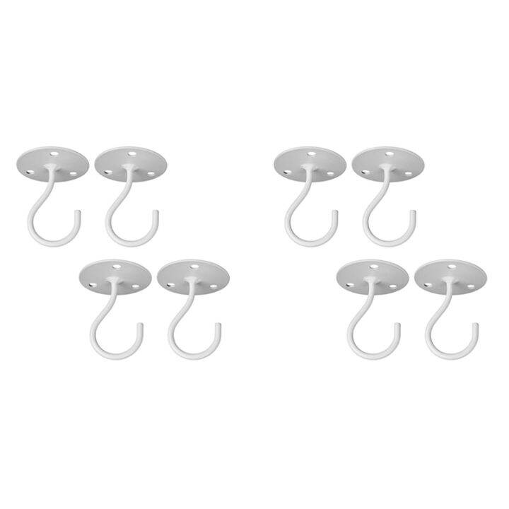 ceiling-hooks-for-hanging-plants-metal-heavy-duty-wall-hangers-for-planters-include-professional-drywall-anchors-8-pack